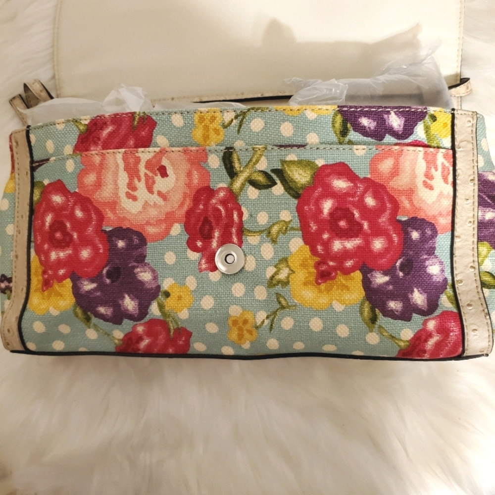 Relic By Fossil Woven Floral Pattern Shoulder Bag - image 4